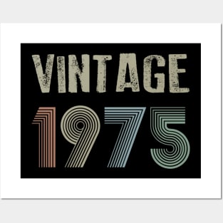 Vintage 1975 45th Birthday Gift idea Men Women Posters and Art